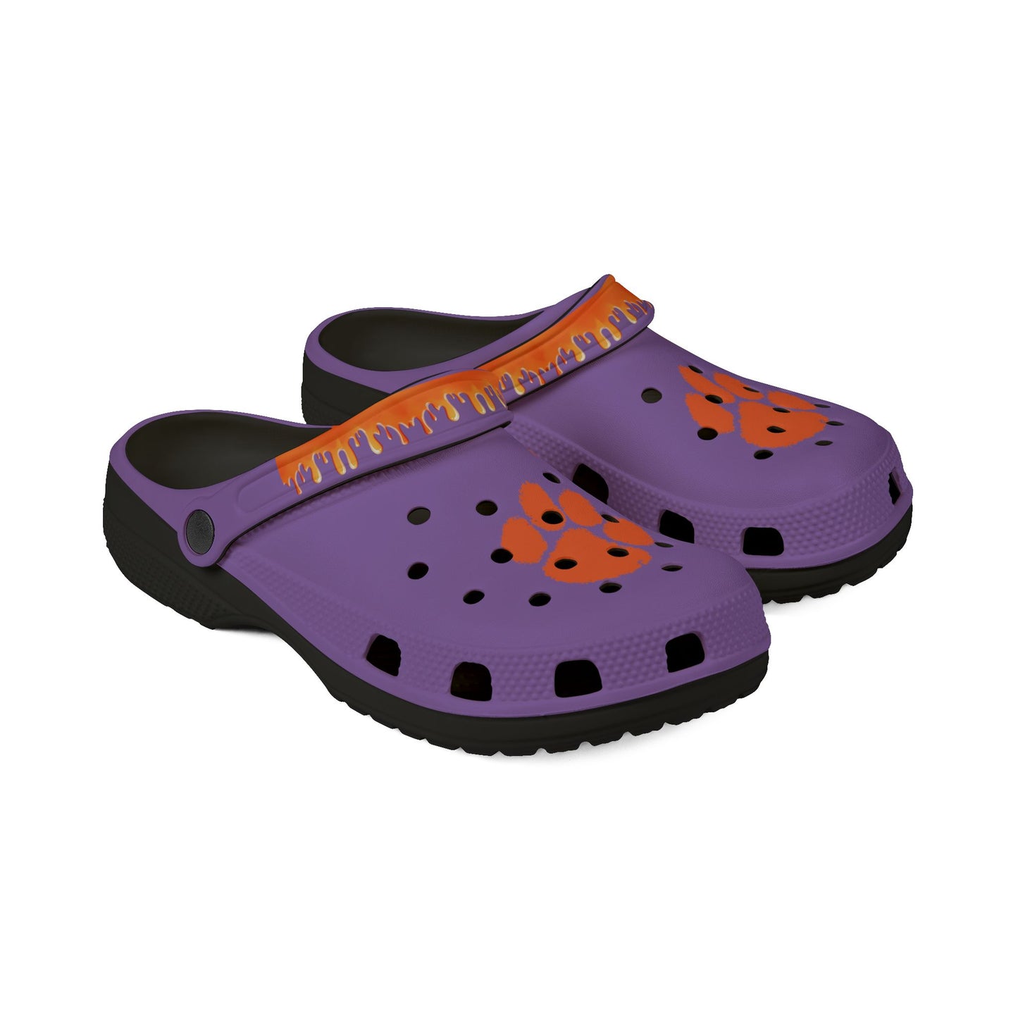 College Purple Drippy Clemson