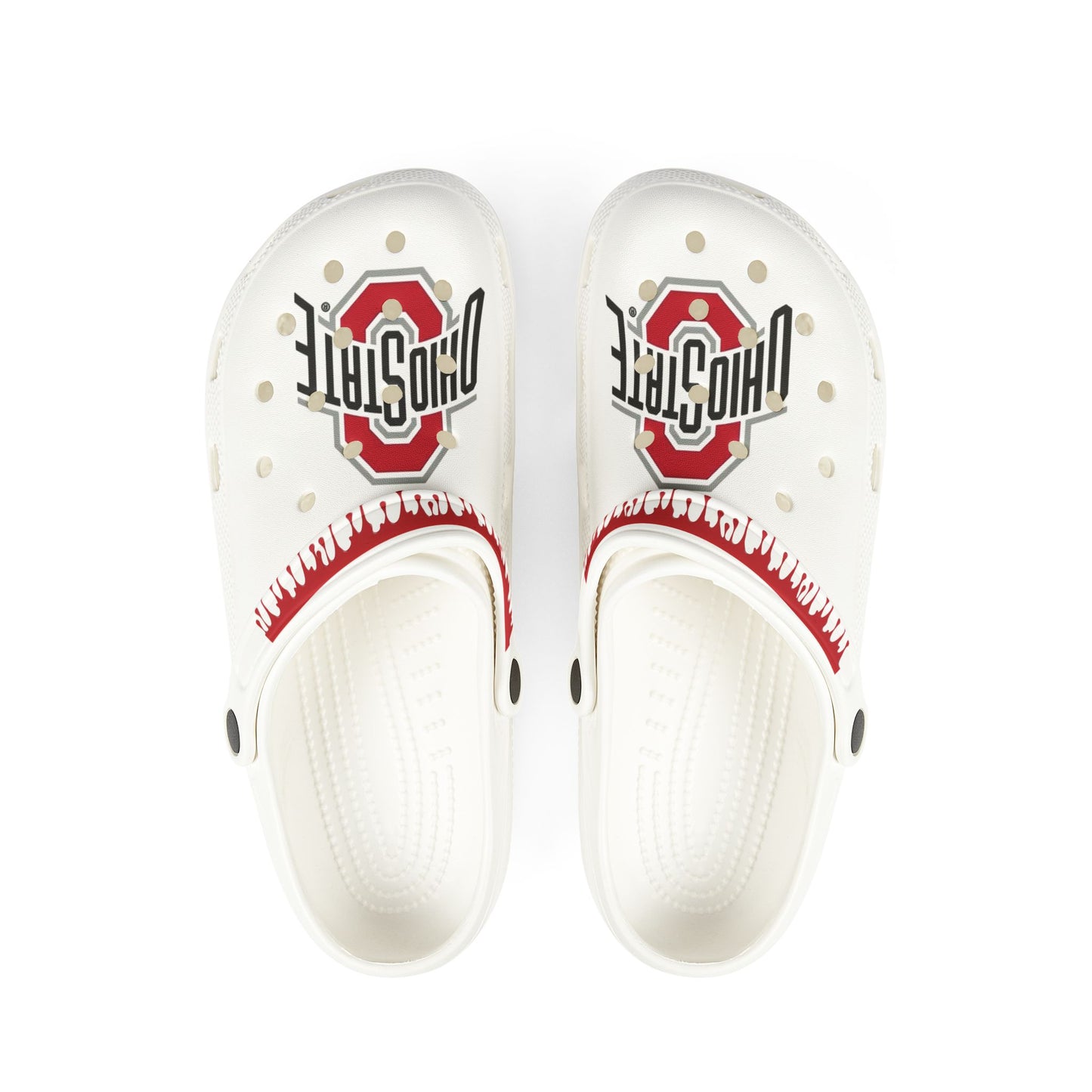 College White Drippy Buckeyes