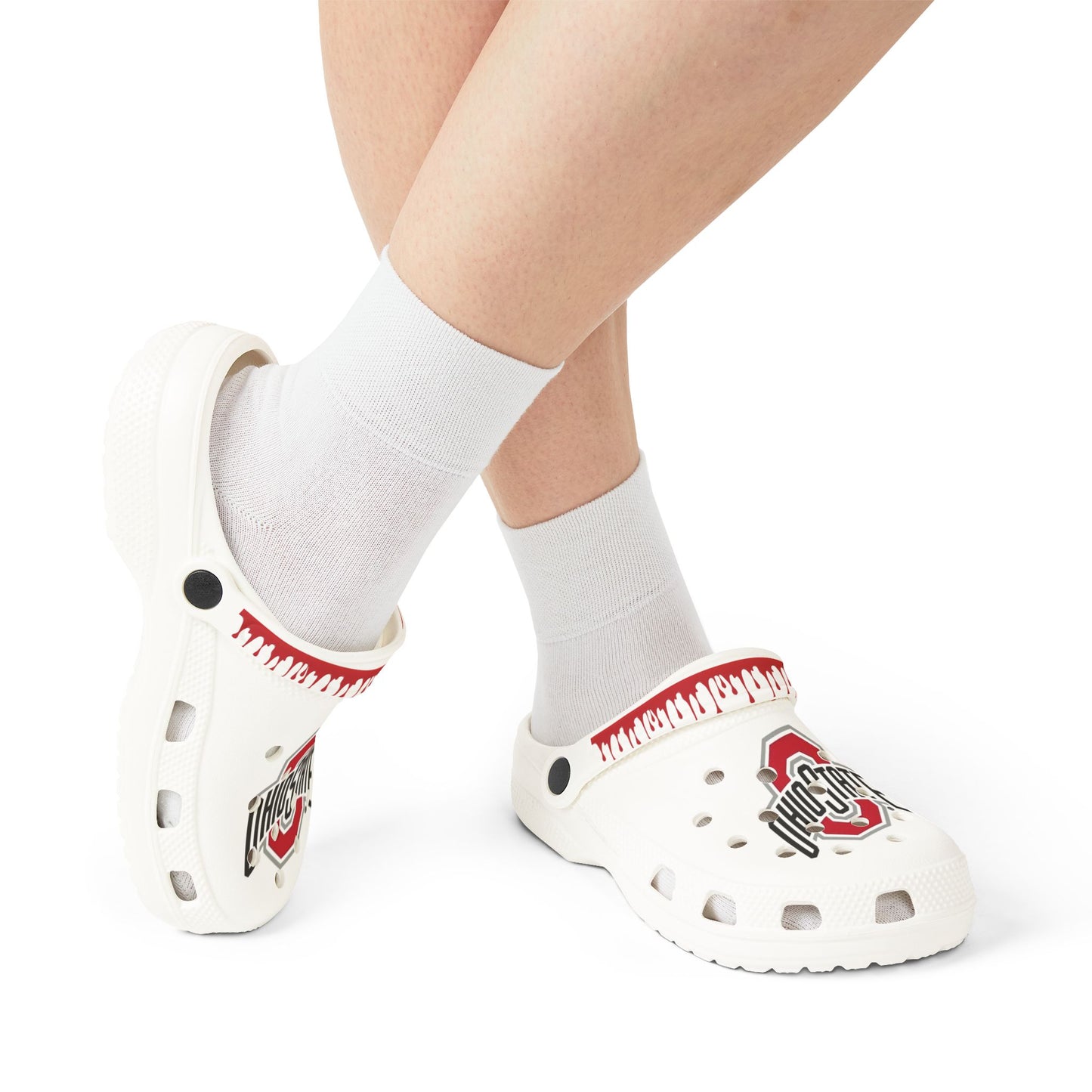 College White Drippy Buckeyes