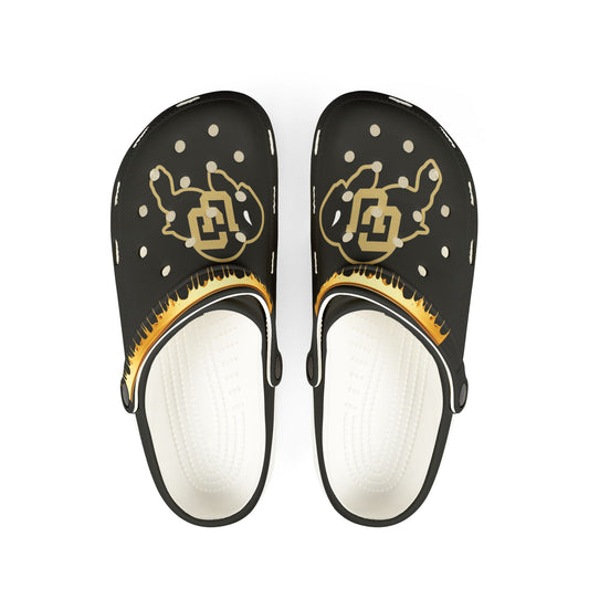College Black Drippy Buffaloes