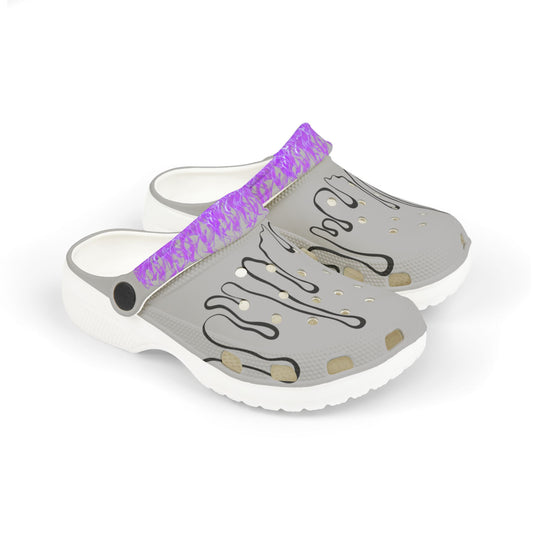 Kid's Grey Drippy Slippys