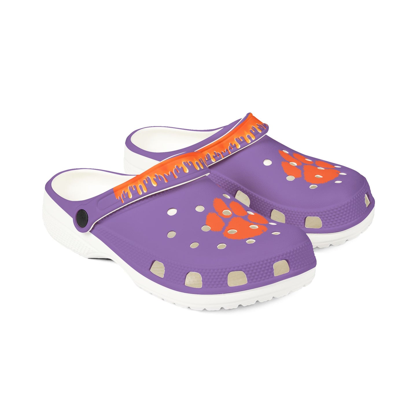 College Purple Drippy Clemson