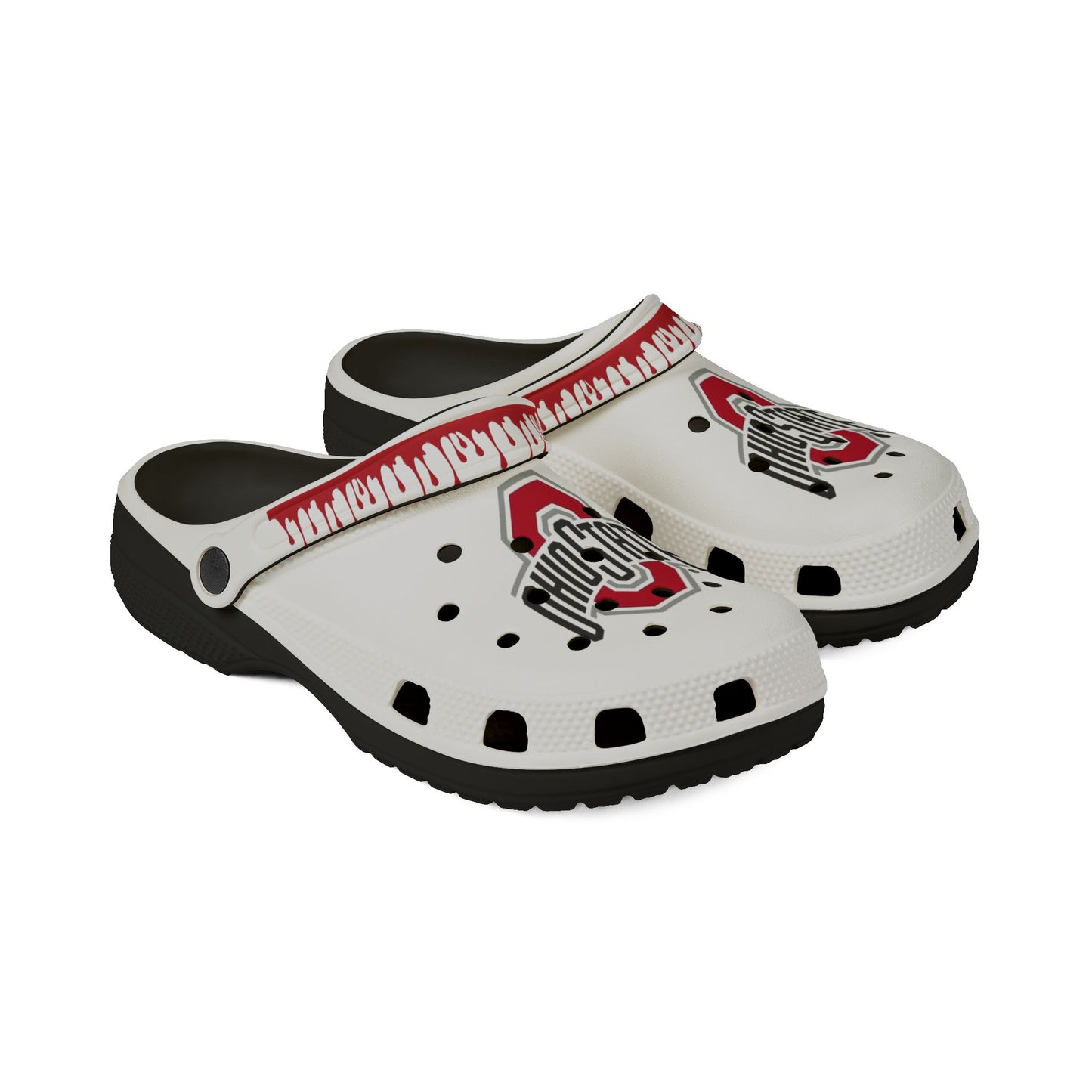 College White Drippy Buckeyes