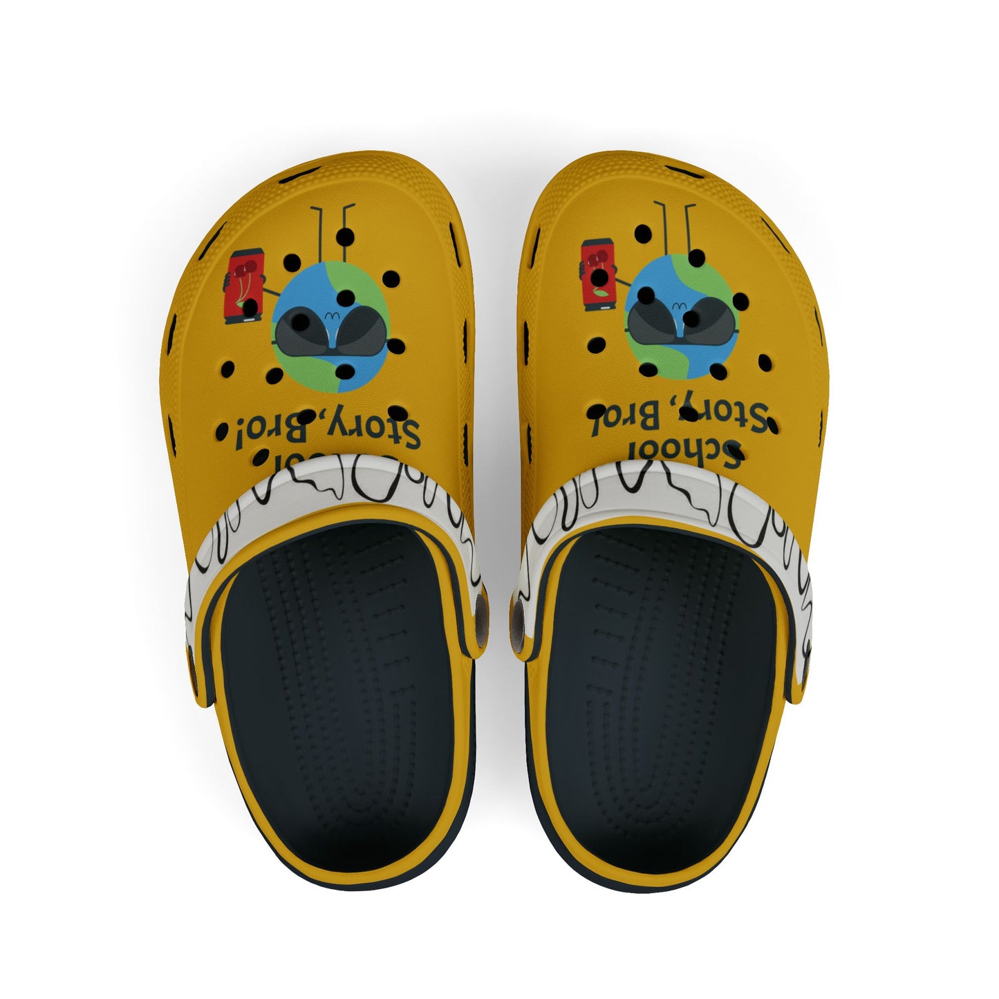 Kid's Yellow Drippy Slippys
