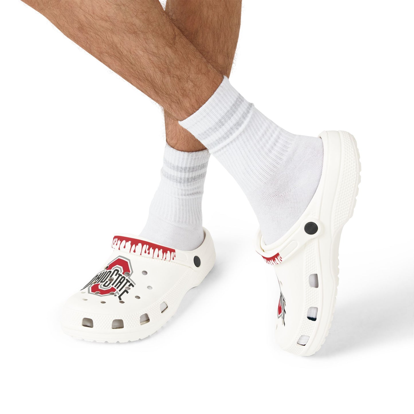 College White Drippy Buckeyes