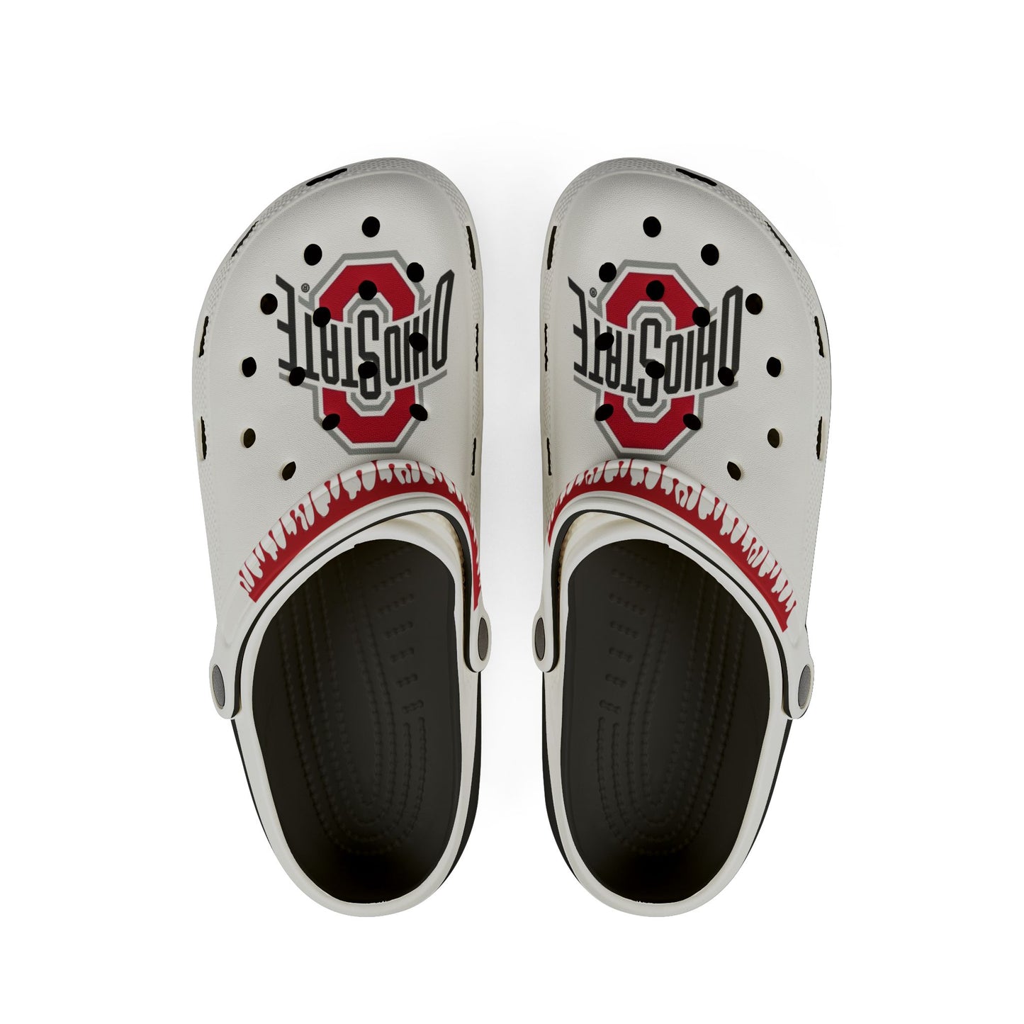 College White Drippy Buckeyes