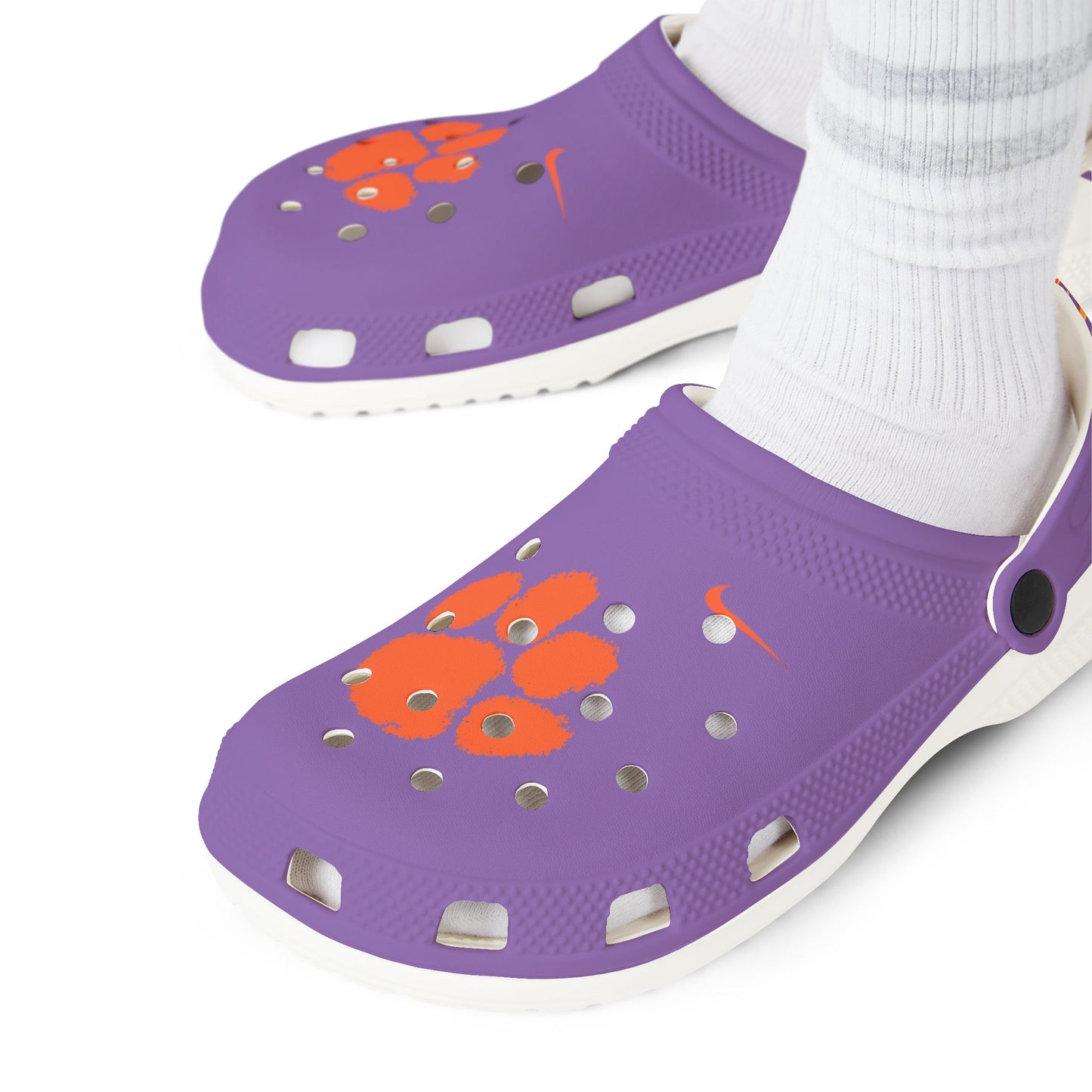 College Purple Drippy Clemson