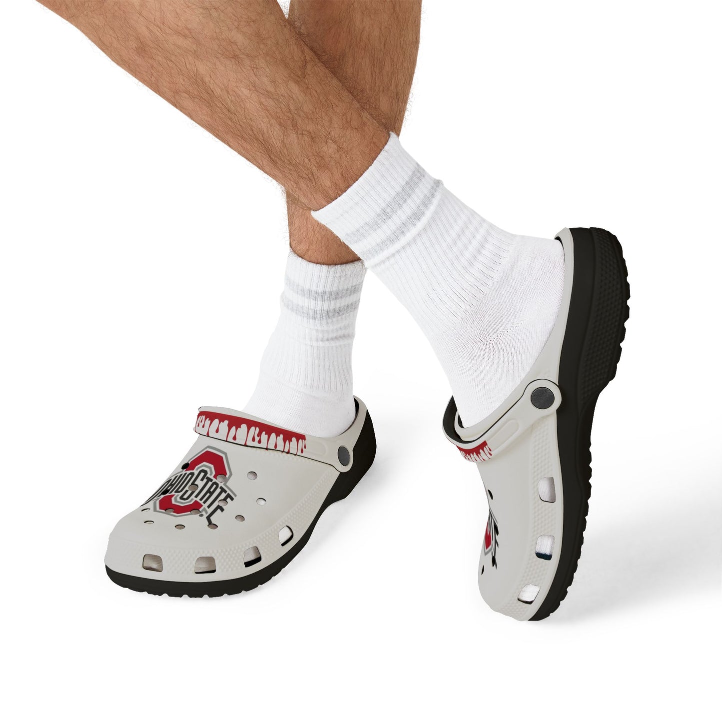 College White Drippy Buckeyes