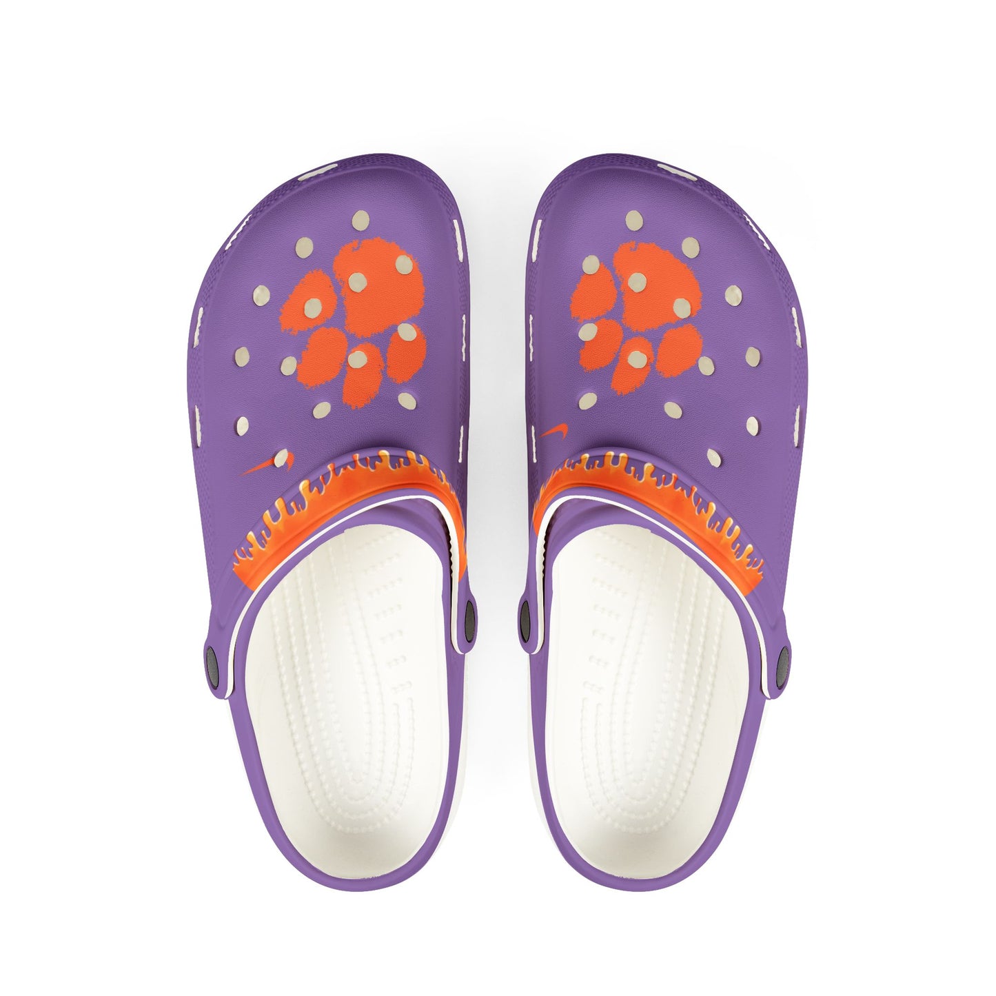 College Purple Drippy Clemson