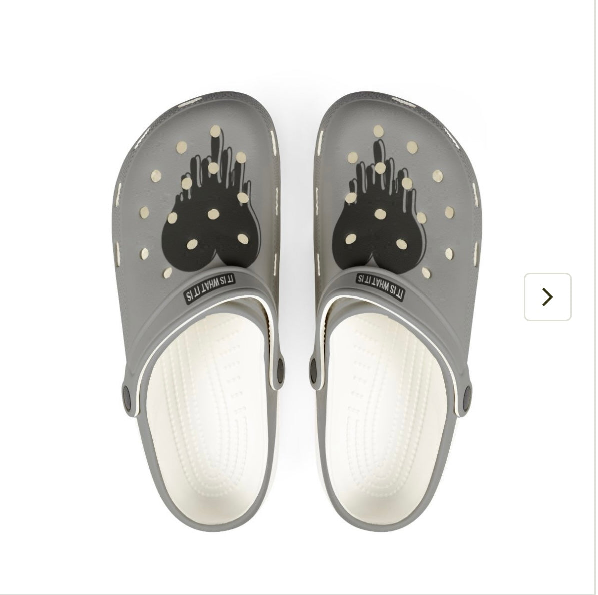 Cool Grey Drippy Hearts