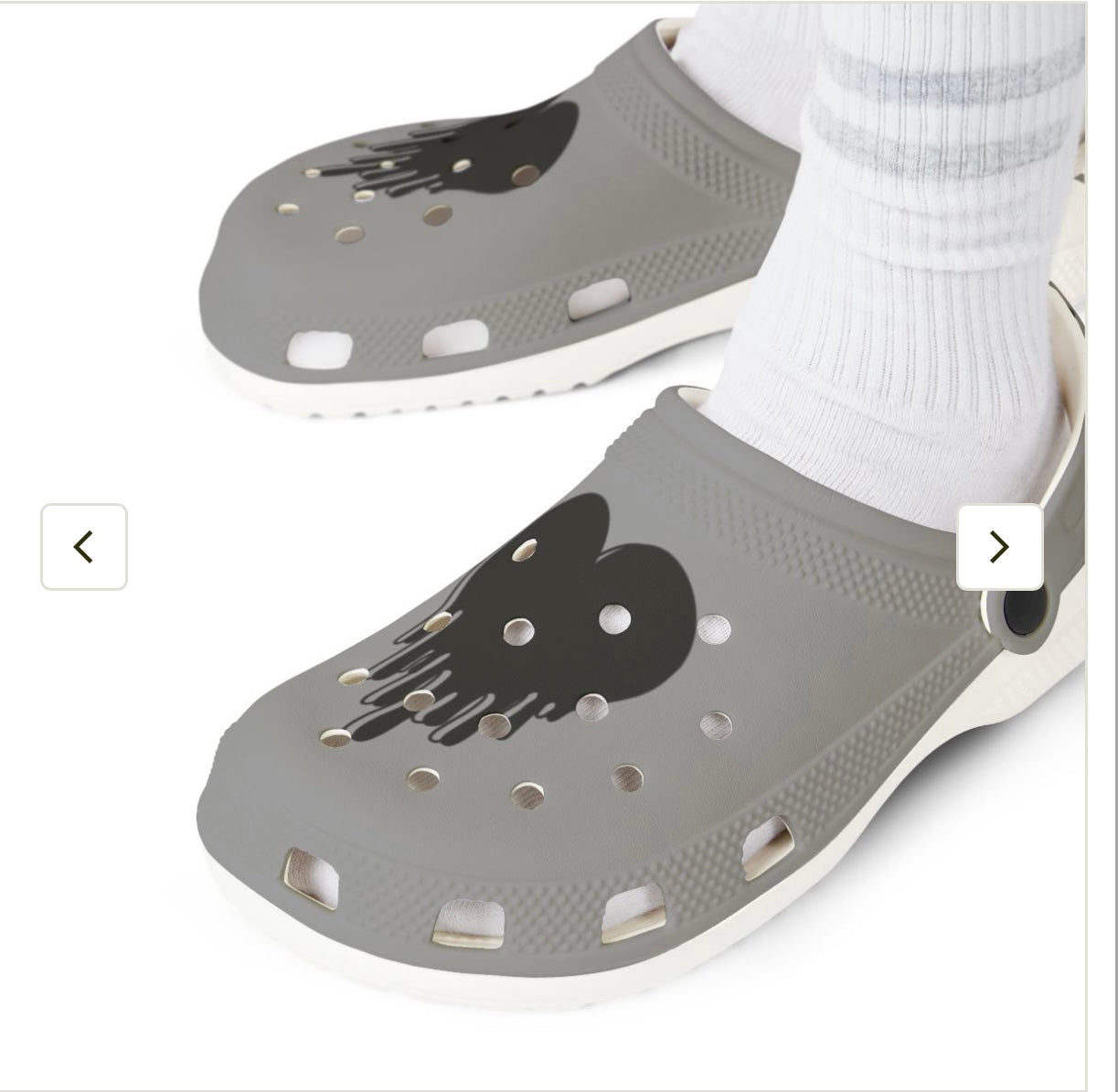 Cool Grey Drippy Hearts